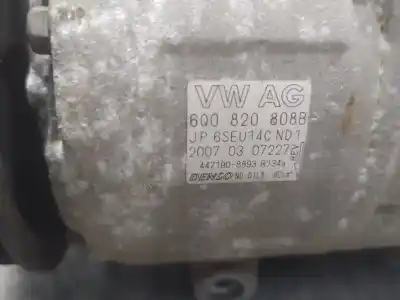 Автозапчастина б/у компресор кондиционера для seat ibiza (6l1) ibiza 6l1 посилання на oem iam 6q0820808b  