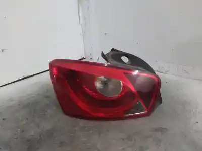 Second-hand car spare part LEFT TAILGATE LIGHT for SEAT IBIZA BERLINA (6J5) CGPA OEM IAM references 6J4945257D  