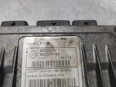 Автозапчастина б/у ебу контролер двигуна для renault clio ii fase ii (b/cb0) k9k702 посилання на oem iam 8200331477  