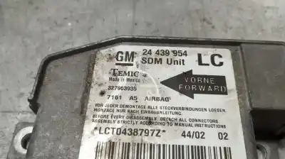 Автозапчасти б/у блок управления подушками безопасности за opel corsa c g-z12xe ссылки oem iam 24439954  