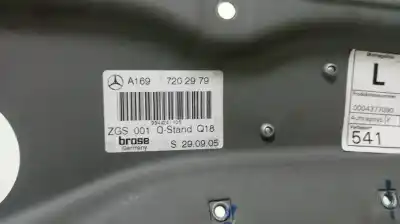 Second-hand car spare part driver left window regulator for mercedes-benz clase a (w169) om640941 oem iam references a1697202979  