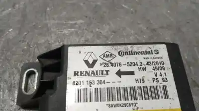 Автозапчастина б/у блок управління подушками безпеки для dacia duster (hs_) 1.5 dci посилання на oem iam 8201163304  