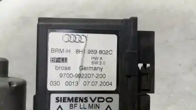 Pièce détachée automobile d'occasion moteur lève vitre avant droit pour audi a4 b6 descapotable (8h7) 2.5 tdi références oem iam 8h1959802c  