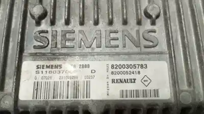 Автозапчастина б/у ебу контролер двигуна для renault clio ii fase ii (b/cb0) k4j712 посилання на oem iam 8200305783  