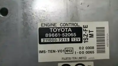 Second-hand car spare part ecu engine control for toyota yaris (ncp1/nlp1/scp1) * oem iam references 8966152065  