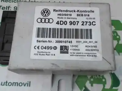 Peça sobressalente para automóvel em segunda mão centralina de motor uce por audi a6 berlina (4b2) 2.4 (121kw) referências oem iam 4d0907273c