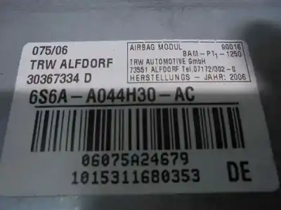 Автозапчасти б/у подушка безопасности передняя правая за ford fusion (cbk) 1.6 16v cat ссылки oem iam 6s6aa044h30ac  30367334d