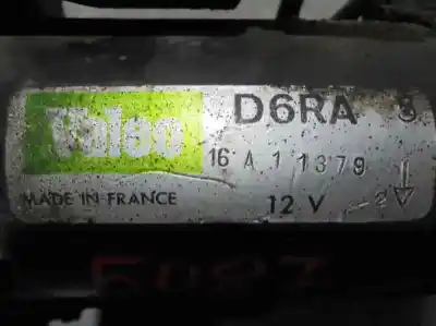 Peça sobressalente para automóvel em segunda mão motor de arranque por citroen ax 1.1 referências oem iam   d6ra