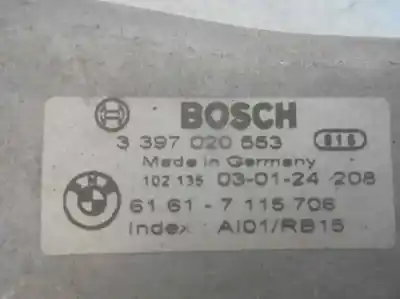 Peça sobressalente para automóvel em segunda mão motor do limpa para brisas por bmw serie 7 (e65/e66) 760li referências oem iam 61617115706  3397020553