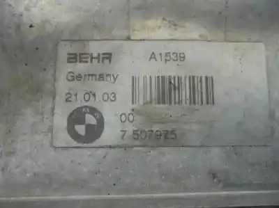Second-hand car spare part engine oil cooler for bmw serie 7 (e65/e66) 760li oem iam references 7507975  a1539