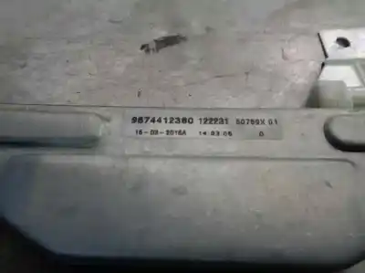 Second-hand car spare part passenger side right window regulator for citroen c-elysée exclusive oem iam references 9674412380  