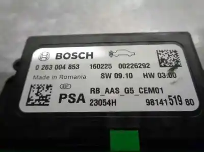 Pezzo di ricambio per auto di seconda mano modulo elettronico per citroen c-elysée exclusive riferimenti oem iam 9814151980  0263004853