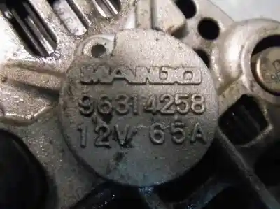Second-hand car spare part alternator for daewoo matiz 0.8 cat oem iam references 96314258  96314258