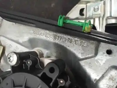 Second-hand car spare part passenger side right window regulator for audi a4 avant (b5) 1.9 tdi quattro oem iam references 8d0837398c  