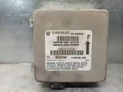 Peça sobressalente para automóvel em segunda mão centralina de airbag por chrysler voyager (gs) 2.5 td referências oem iam 4686242