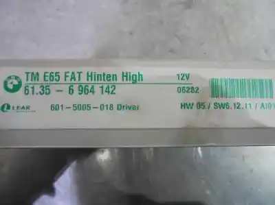 Peça sobressalente para automóvel em segunda mão módulo electrónico do fecho central por bmw serie 7 (e65/e66) 760li referências oem iam 61356964142  6015005018