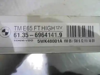 Second-hand car spare part central locking pump for bmw serie 7 (e65/e66) 760li oem iam references 613569641419  5wk48001a