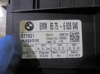 Peça sobressalente para automóvel em segunda mão módulo eletrônico por bmw serie 7 (e65/e66) 760li referências oem iam 65756926048  577621