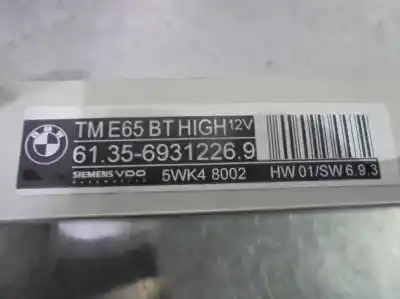 Second-hand car spare part central locking pump for bmw serie 7 (e65/e66) 760li oem iam references 613569312269  5wk48002