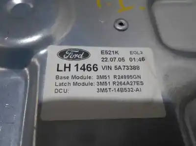 Автозапчасти б/у регулятор стекла заднего левого за ford focus c-max (cap) 1.6 tdci cat ссылки oem iam 3m51rt24995gn  