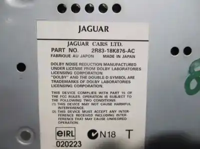 Автозапчасти б/у аудиосистема / радио cd за jaguar s-type ii (x200) 3.0 v6 ссылки oem iam 2r8318k876ac  
