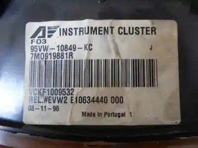 Peça sobressalente para automóvel em segunda mão quadrante por ford galaxy (vx) ghia referências oem iam 95vw10849kc  