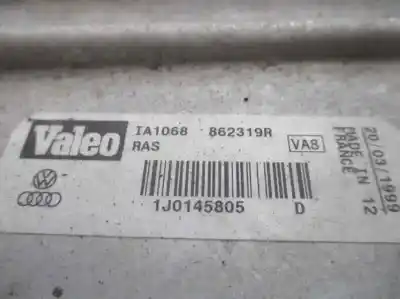 Pezzo di ricambio per auto di seconda mano intercooler per audi a3 (8l) 1.8 20v turbo riferimenti oem iam 1j0145805d 862319r valeo 