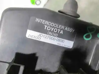 Pezzo di ricambio per auto di seconda mano intercooler per toyota yaris (ksp9/scp9/nlp9) 1.4 turbodiesel cat riferimenti oem iam 0n040  jd1270000930