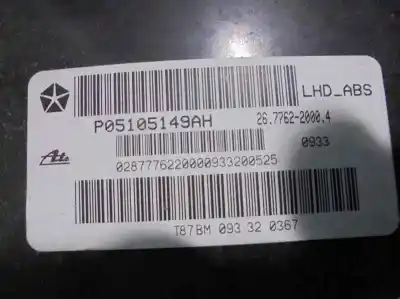 Peça sobressalente para automóvel em segunda mão servo freio por jeep compass (mk49) 2.2 crd referências oem iam 05105149ah  26776220004