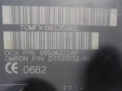 Second-hand car spare part electronic module for jeep compass (mk49) 2.2 crd oem iam references 05026222ap   Second-hand car spare part electronic module for jeep compass (mk49) 2.2 crd oem iam references 05026222ap