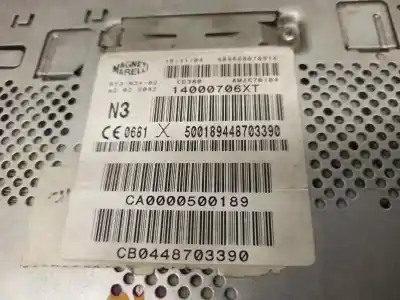 Peça sobressalente para automóvel em segunda mão sistema de áudio / rádio cd por lancia phedra (180) 2.2 jtd cat referências oem iam 14000706xt  