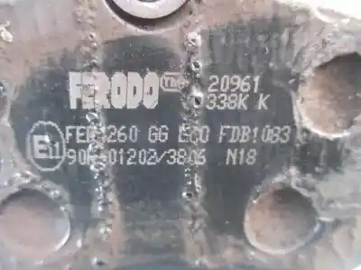 Pezzo di ricambio per auto di seconda mano pastiglie dei freni per lancia phedra (180) 2.2 jtd cat riferimenti oem iam fdb1083  fer4260