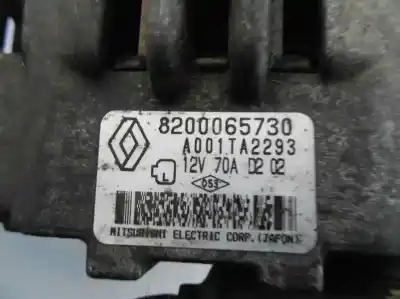 Автозапчастина б/у генератор для renault clio ii fase ii (b/cb0) 1.2 посилання на oem iam   a001ta2293
