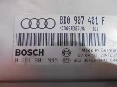 Автозапчастина б/у ебу контролер двигуна для audi a4 b5 avant (8d5) 2.5 tdi посилання на oem iam 8d0907401f  0281001945
