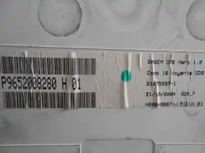 Peça sobressalente para automóvel em segunda mão quadrante por citroen c2 furio referências oem iam 9652008280  ns0848867j