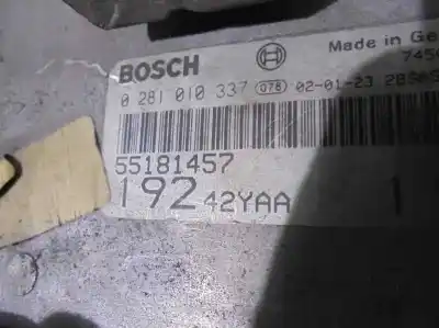 Second-hand car spare part ecu engine control for fiat stilo (192) 1.9 jtd cat oem iam references 55181457  0281010337