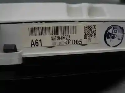 Second-hand car spare part dashboard for ssangyong rexton 2.7 turbodiesel cat 180 cv / 132 kw oem iam references 8022008g02  