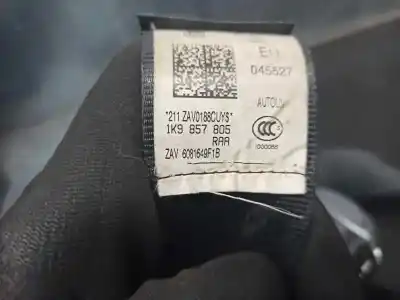 Tweedehands auto-onderdeel veiligheidsriem links achter voor volkswagen golf v variant (1k5) 1.9 tdi oem iam-referenties 1k9857805  