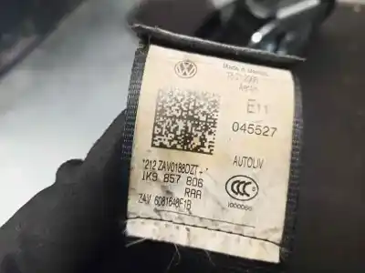 Автозапчастина б/у задній правий ремін безпеки для volkswagen golf v variant (1k5) 1.9 tdi посилання на oem iam 1k9857806  