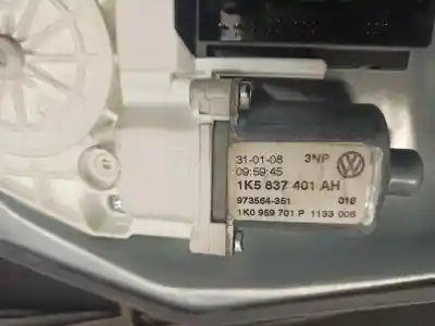 Автозапчастина б/у регулятор вікна передній лівий для volkswagen golf v variant (1k5) 1.9 tdi посилання на oem iam 1k5837401ah  
