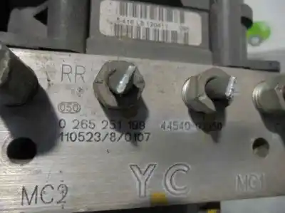 Peça sobressalente para automóvel em segunda mão abs por toyota auris (_e15_) 2.0 d-4d (ade150_) referências oem iam 4454002350  0265251199