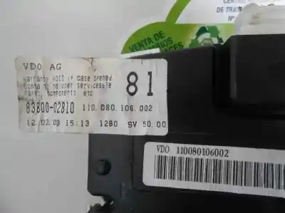 Peça sobressalente para automóvel em segunda mão quadrante por toyota corolla (e12) 2.0 turbodiesel cat referências oem iam 8380002810  8380002810