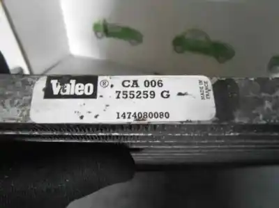 Автозапчасти б/у конденсатор / радиатор кондиционера воздуха за citroen jumpy (u6u_) 1.9 d ссылки oem iam 1474080080  755259g