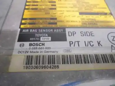 Second-hand car spare part airbag control unit for lexus is 200 (ds2/is2) d-cat oem iam references 8917053100  0285001903