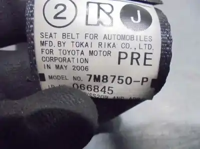 Pezzo di ricambio per auto di seconda mano cintura di sicurezza anteriore sinistra per lexus is 200 (ds2/is2) d-cat riferimenti oem iam 7322053130a1  