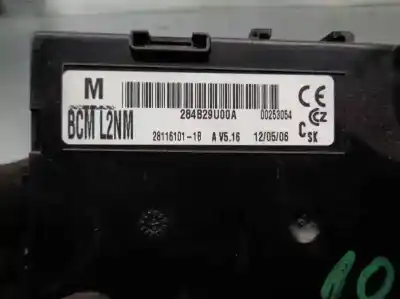 Peça sobressalente para automóvel em segunda mão módulo eletrônico por nissan note (e11e) 1.4 cat referências oem iam 284b29u00a  