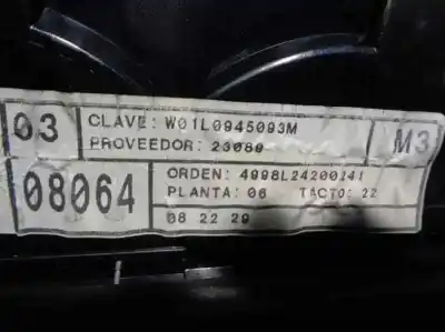 Автозапчасти б/у левый задний фонарь за seat toledo (1l) 1.9 tdi ссылки oem iam 1l0945093m  