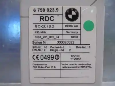 Pezzo di ricambio per auto di seconda mano modulo elettronico per bmw x5 (e53) 4.4 i riferimenti oem iam 67590239  053120100204