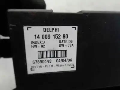Peça sobressalente para automóvel em segunda mão módulo eletrônico por lancia phedra (180) 2.2 jtd cat referências oem iam 1400915280  