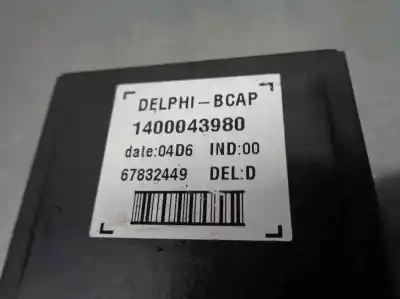 Peça sobressalente para automóvel em segunda mão módulo eletrônico por lancia phedra (180) 2.2 jtd cat referências oem iam 1400043980  